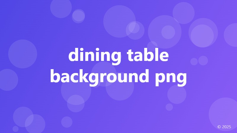 dining table background png