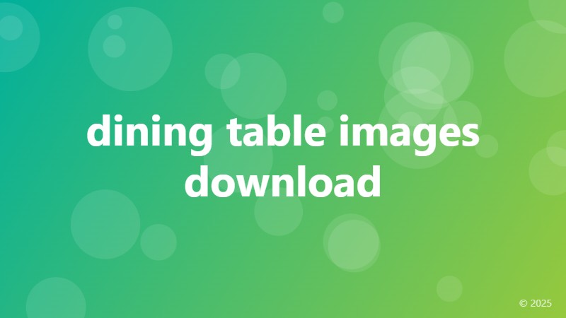 dining table images download