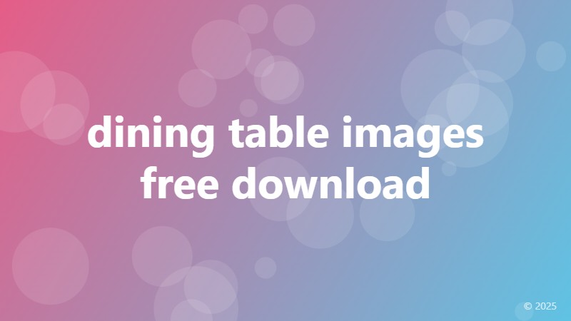 dining table images free download