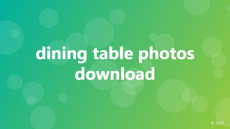 dining table photos download