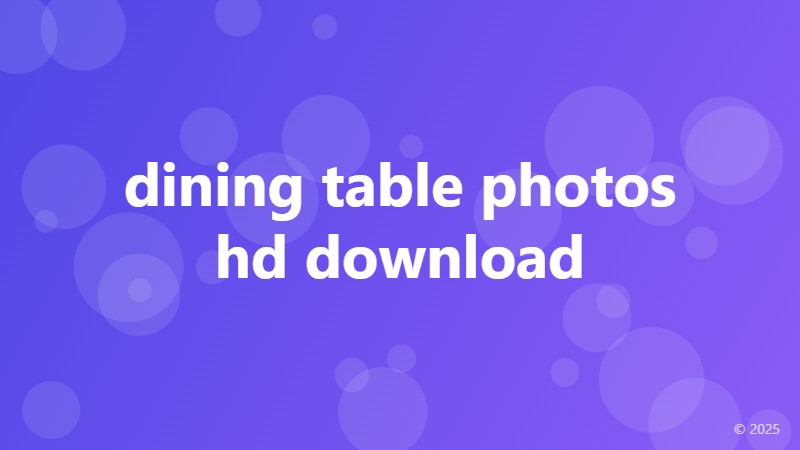 dining table photos hd download