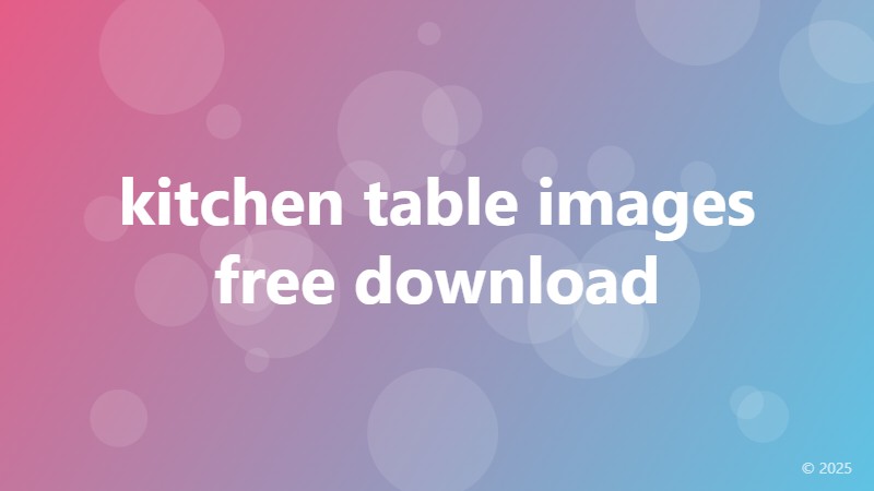 kitchen table images free download